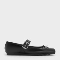 CHARLES & KEITH/Myler マイラー ボウスクエアトゥバックルメリージェーン/508394771