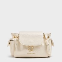 CHARLES & KEITH/Duo ドゥオ ツーウェイフロントフラップバックパック/508394772