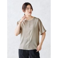 Perfect Suit FActory/パーフェクトスーツファクトリー Perfect Suit FActory 配色パイピング ブラウス/508395354
