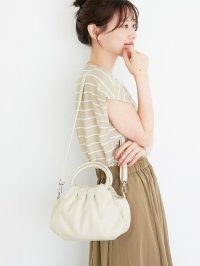le.coeur blanc/ルクールブラン le.coeur blanc MILLELA FIRENZEサークルハンドルギャザーバ/508395482
