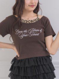 Emsexcite/エムズエキサイト ems excite ロゴ刺繍レイヤード風CT/508395518