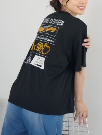RETRO GIRL/レトロガール RETRO GIRL ブラシ刺繍BIGTEE/508395527