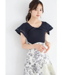 tocco closet/トッコクローゼット tocco closet ビックカラーバックレースアップドッキングワンピース/508395543