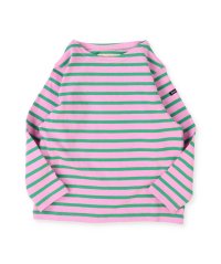 DENIM DUNGAREE/デニムダンガリー DENIM DUNGAREE Striped Boat Neck Long Sleeve Tee/508395598