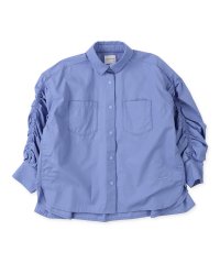 GROOVY COLORS/グルーヴィーカラーズ GROOVY COLORS Broadcloth Gathered－sleeve Long Shirt/508395612