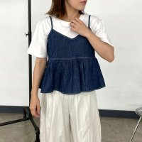 CRB/シーアールビー CRB デニムキャミビスチェTシャツセット/508396698