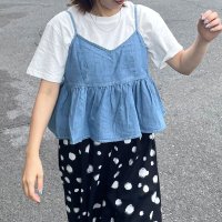 CRB/シーアールビー CRB デニムキャミビスチェTシャツセット/508396698