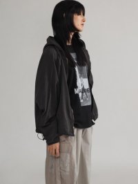 LASUD/ラシュッド LASUD シアーコットンフーデットブルゾン/508396975