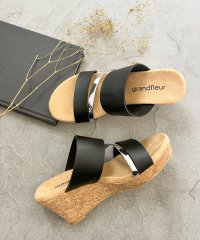grandfleur/グランドフルール grandfleur ウェッジソールサンダル/7cmヒール/508397090
