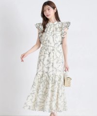 tocco closet/トッコクローゼット tocco closet シアーリボンプリントティアードスカート/508397104