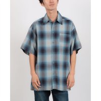 Cal Top/キャルトップ Cal Top CalTop OMBRE CHECK S/S SHIRTS キャルトップ オンブレ チェックシャツ ポケット付き/508397120