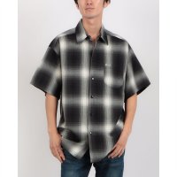 Cal Top/キャルトップ Cal Top CalTop OMBRE CHECK S/S SHIRTS キャルトップ オンブレ チェックシャツ ポケット付き/508397120