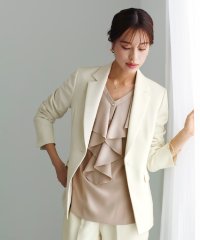WHITE JOOLA/ホワイトジョーラ WHITE JOOLA UVカット・速乾・接触冷感・防シワ・ストレッチ・洗える【多機能すぎるジャケット】ダブルピケクロス・テーラードジャケット/508397122