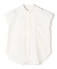 SHIPS Colors WOMEN/innowave:〈手洗い可能〉TC フロントフリル シャツ/508397166