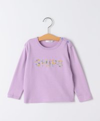 SHIPS KIDS/SHIPS KIDS:80～90cm / フラワー 刺繍 ロゴ 長袖 Tシャツ/508397168