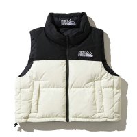 FIRST DOWN/ファーストダウン FIRST DOWN FIRST DOWN SHORT BUBBLE DOWN VEST MICROFT(R)（ファーストダウン ショートバブ/508398030