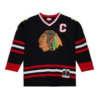 Mitchell & Ness/ミッチェルアンドネス mitchell & ness Mitchell & Ness Blue Line Chris Chelios Chicago Black/508398063