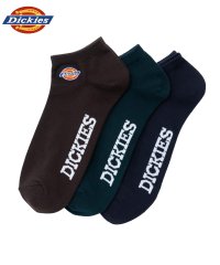 Dickies/ディッキーズ Dickies アンクルソックス カラーアソート平編み刺繍 3足組/508398432