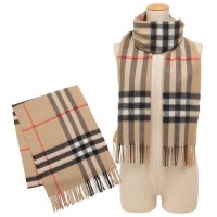 BURBERRY/バーバリー BURBERRY マフラー ジャイアントチェック ベージュ ブラック レディース BURBERRY 8076576 A7026/508398795