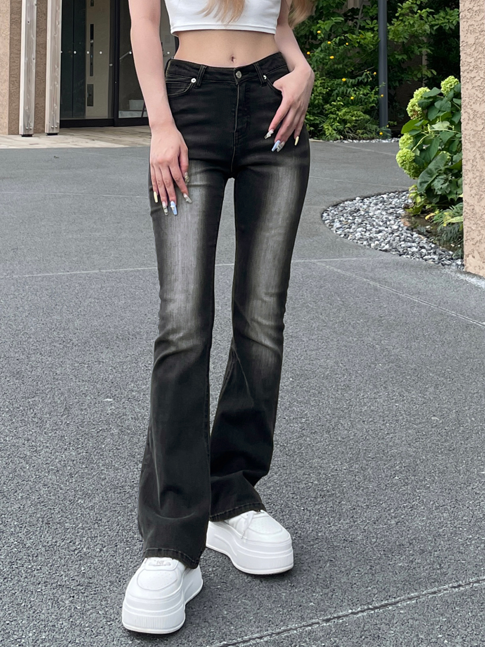 ダーリッチ　ブラストフレアパンツ ダーリッチ Darich ブラストフレアデニムパンツ(508399084