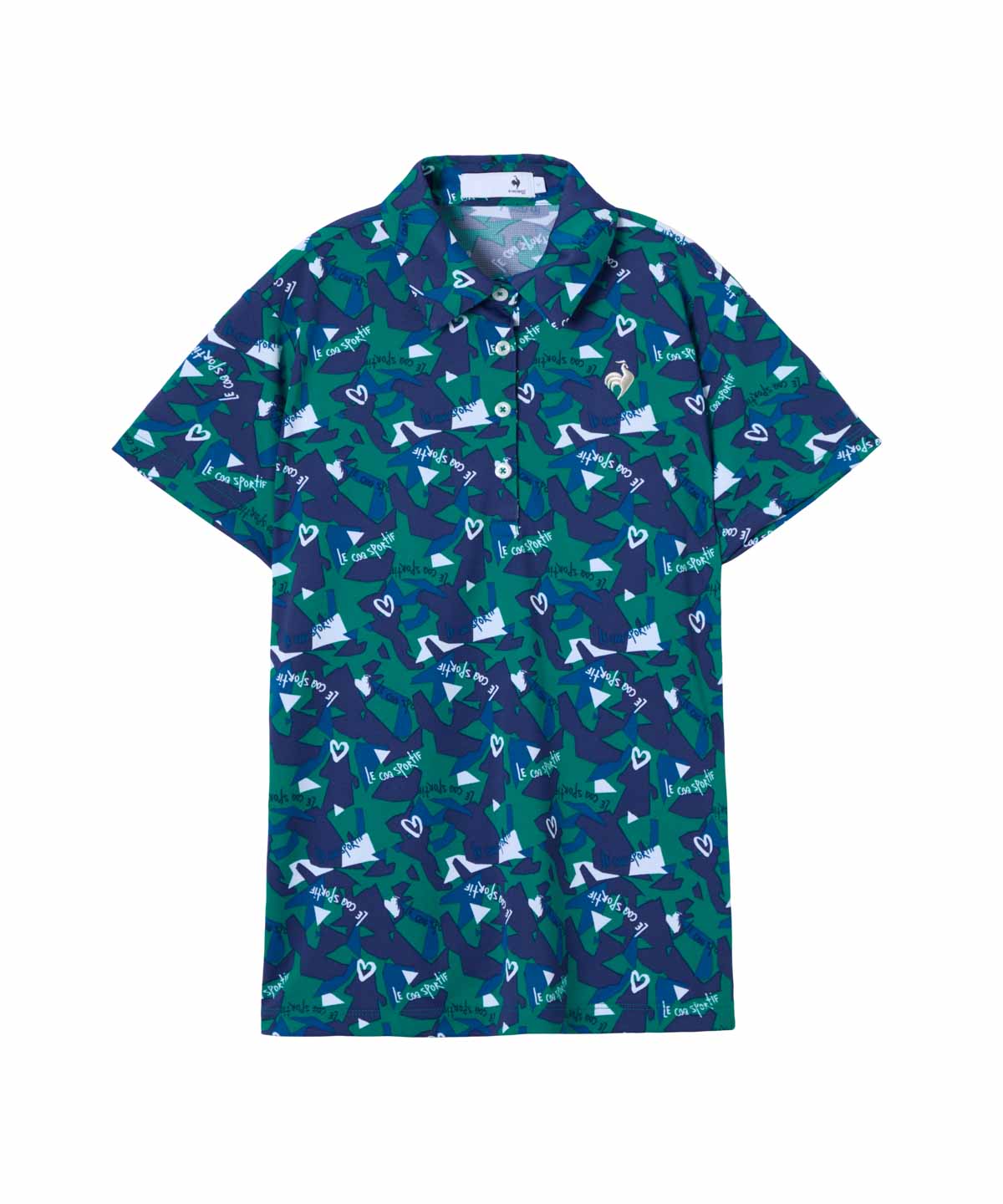 ルコックスポルティフ ゴルフ le coq sportif golf 総柄半袖