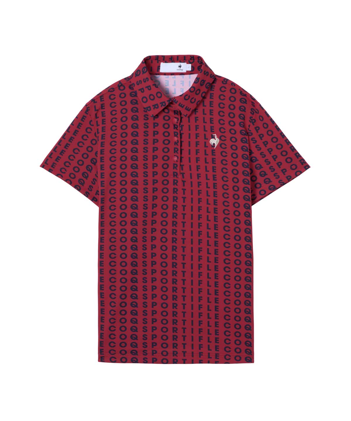ルコックスポルティフ ゴルフ le coq sportif golf 総柄半袖