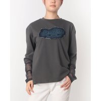 A.N.L/エー・エヌ・エル A.N.L チュール袖デニムパッチ長袖Tシャツ/508399277
