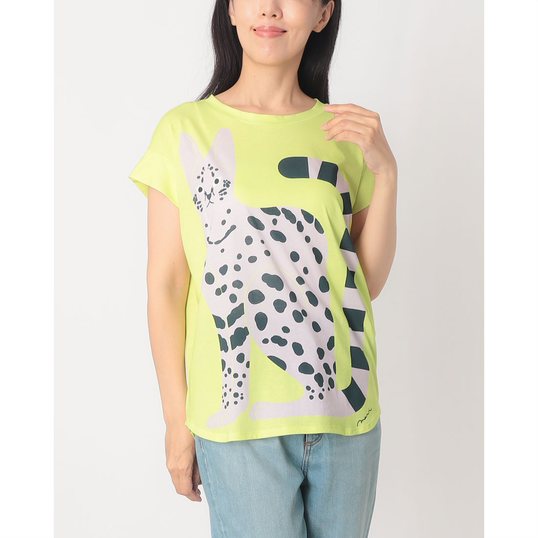 センソユニコ Sensounico カミシマ コレクション ZOOTEE サーバルキャット プルオーバー （イエロー） セール 50%OFF】センソユニコ Sensounico カミシマ コレクション
