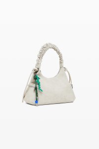 Desigual/デシグアル Desigual ロゴ3Dバッグ 中くらいのギャザー付きハンドル/508399333