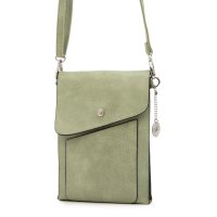 mauve/モーヴ mauve 【Lサイズ】フラップデザインスマホショルダー/508399357