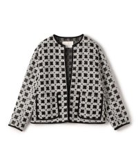Ballsey/フラッフィーヤーンエンブロイダリー クルーネックジャケット/508399449