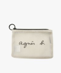 agnes b. VOYAGE HOMME/ロゴ ナイロン スモール ポーチ (ZAH03－02)/508317180