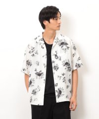 COMME CA ISM MENS/フラワープリント オープンカラー 半袖シャツ/508368617