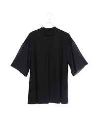 Liliane Burty/【M～4L】ウォッシャブル接触冷感配色Tシャツ/508381190