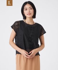 TRANS WORK(L)/【L】【接触冷感・吸水速乾・抗菌防臭・UV・ウォッシャブル】コンパクト40Gポンチ×ラッセルレース/508391532