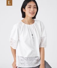 TRANS WORK(L)/【L】【接触冷感・吸水速乾・抗菌防臭・UV・ウォッシャブル】コンパクト40Gポンチ×ラッセルレース/508391533