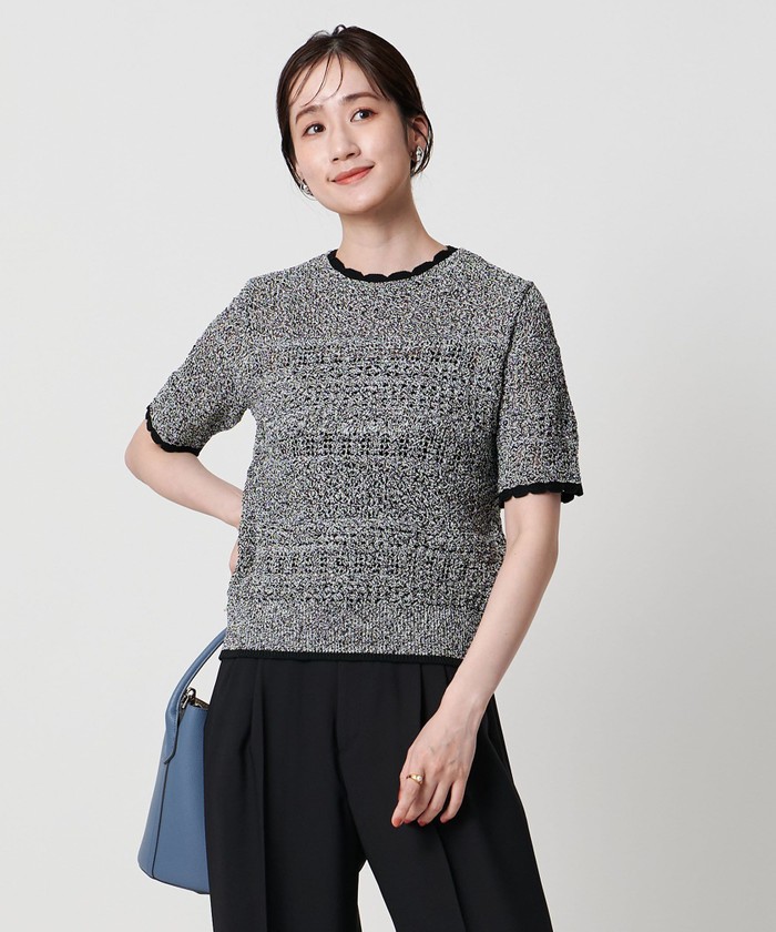 ユナイテッドアローズ ショートスリーブニット UNITED ARROWS