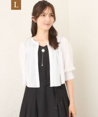 TO BE CHIC(L SIZE)/【L】シャーリングショート ボレロ/508391859