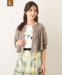 TO BE CHIC(L SIZE)/【L】シャーリングショート ボレロ/508391859