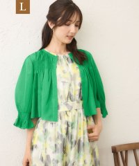 TO BE CHIC(L SIZE)/【L】シャーリングショート ボレロ/508391859