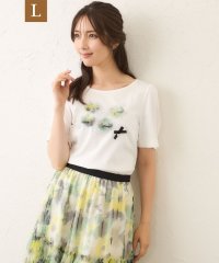 TO BE CHIC(L SIZE)/【L】ぼかしフラワーモチーフ プルオーバー/508391866