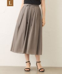 TO BE CHIC(L SIZE)/【L】ライトローン タックフレアスカート/508391869