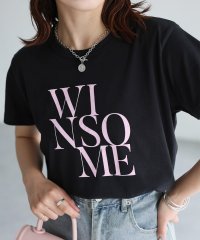 Riberry/リベリー Riberry WINSOMEプリントレタリングTシャツ/508392503