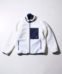 GLOSTER/【2WAYで着回せる】【UNISEX】GLOSTER配色別注 TAIONボア×ダウンブルゾン/508393483