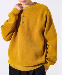 GLOSTER/【昨年人気アイテム再登場！チクチクしないニット】モールバックボーダー ヘンリーネックニット/508393929