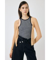 moussy/SHEER RIB カーディガン/508396770
