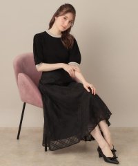Couture Brooch/クチュール ブローチ Couture Brooch シアーチェックオーガンジースカート/508397313