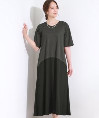 SHOO・LA・RUE/シューラルー SHOO・LA・RUE ひんやりバイカラーワンピース/508397321