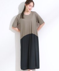 SHOO・LA・RUE/シューラルー SHOO・LA・RUE ひんやりバイカラーワンピース/508397321