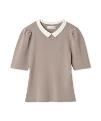 CELFORD/シルクブレンド衿付きニットプルオーバー/508399405